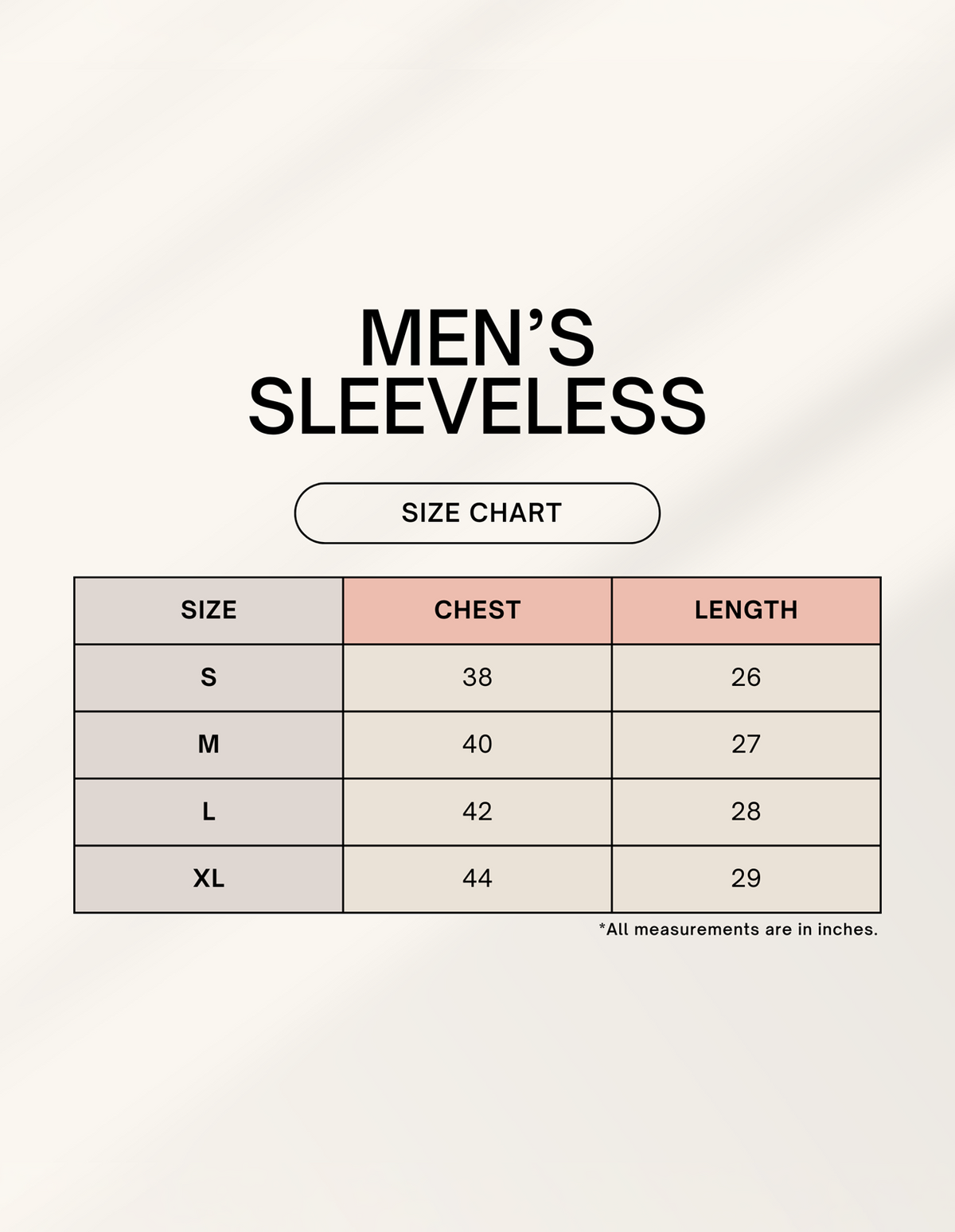 Men's Sleeveless T-Shirt | MS36 (Custom Print)
