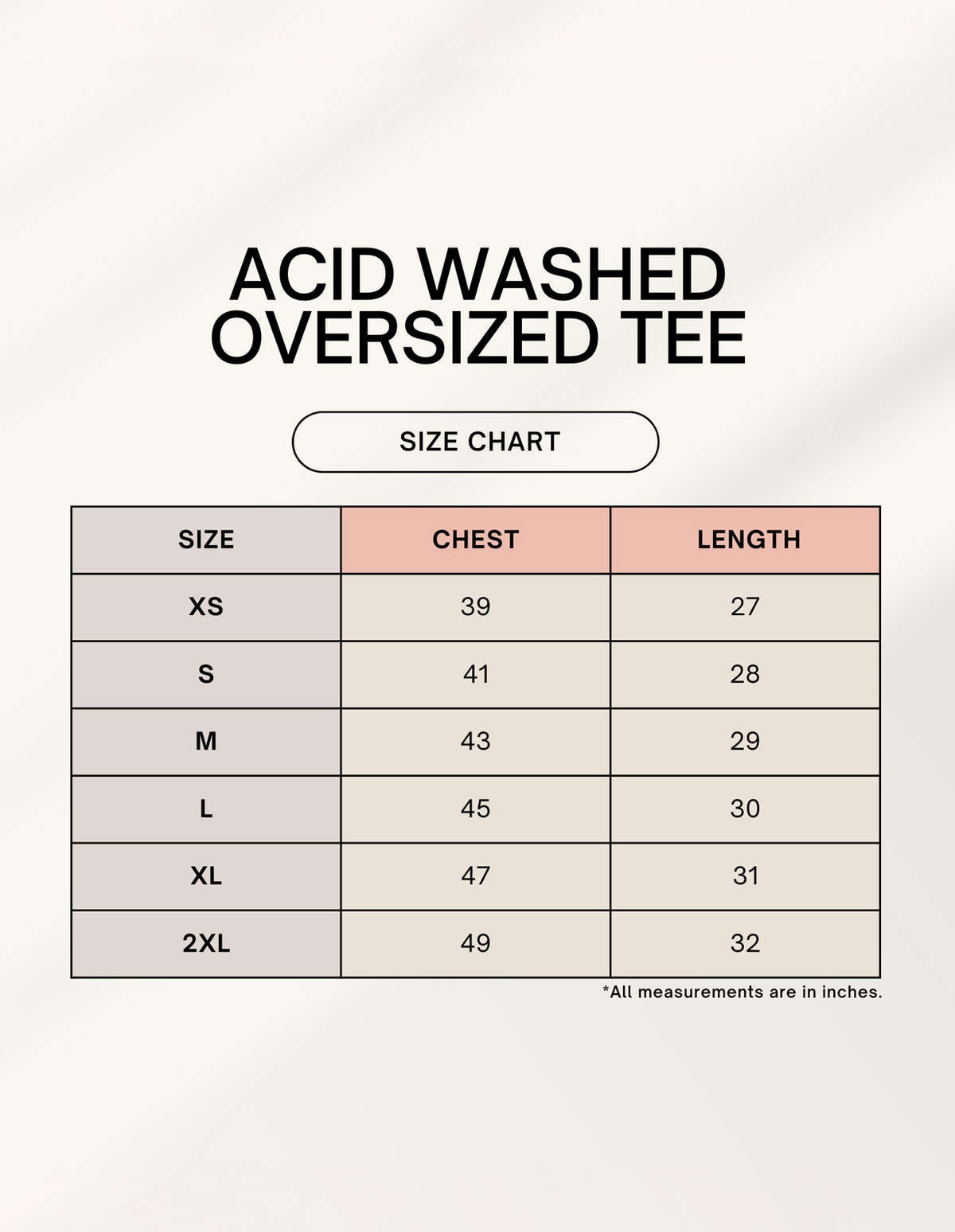 Unisex Acid Washed Oversized Tee (Custom Print)