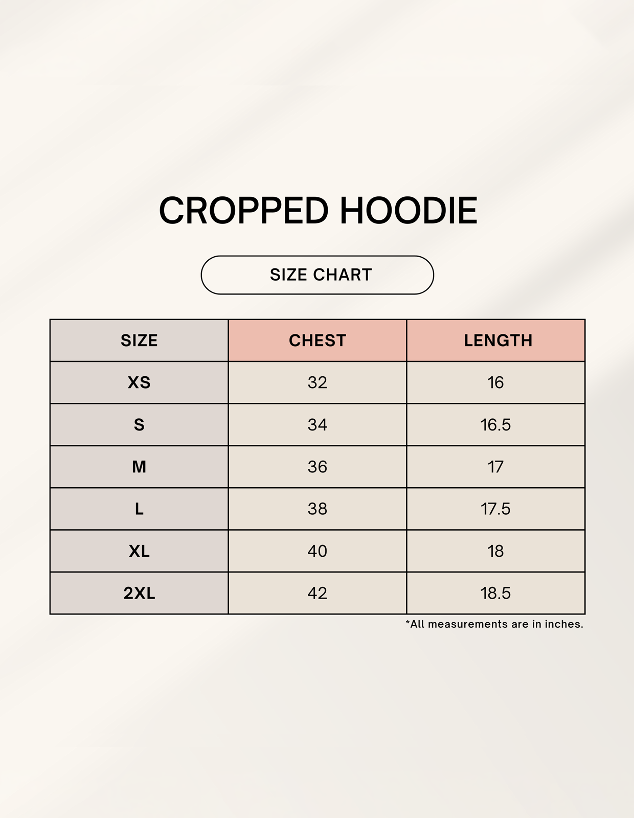 Female Cropped Hoodie | FC32 (Custom Print)
