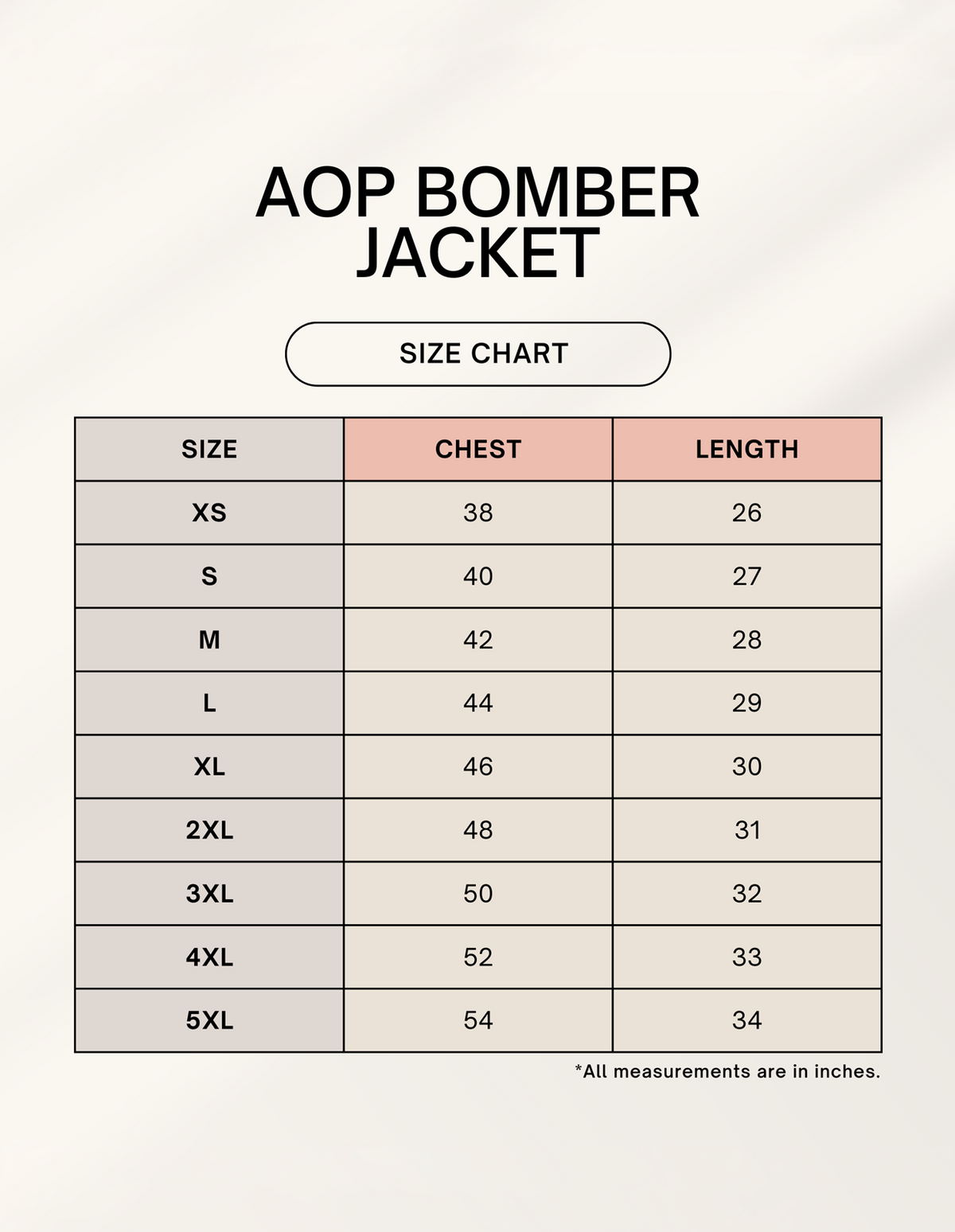 Custom AOP(All Over Print) Bomber Jacket