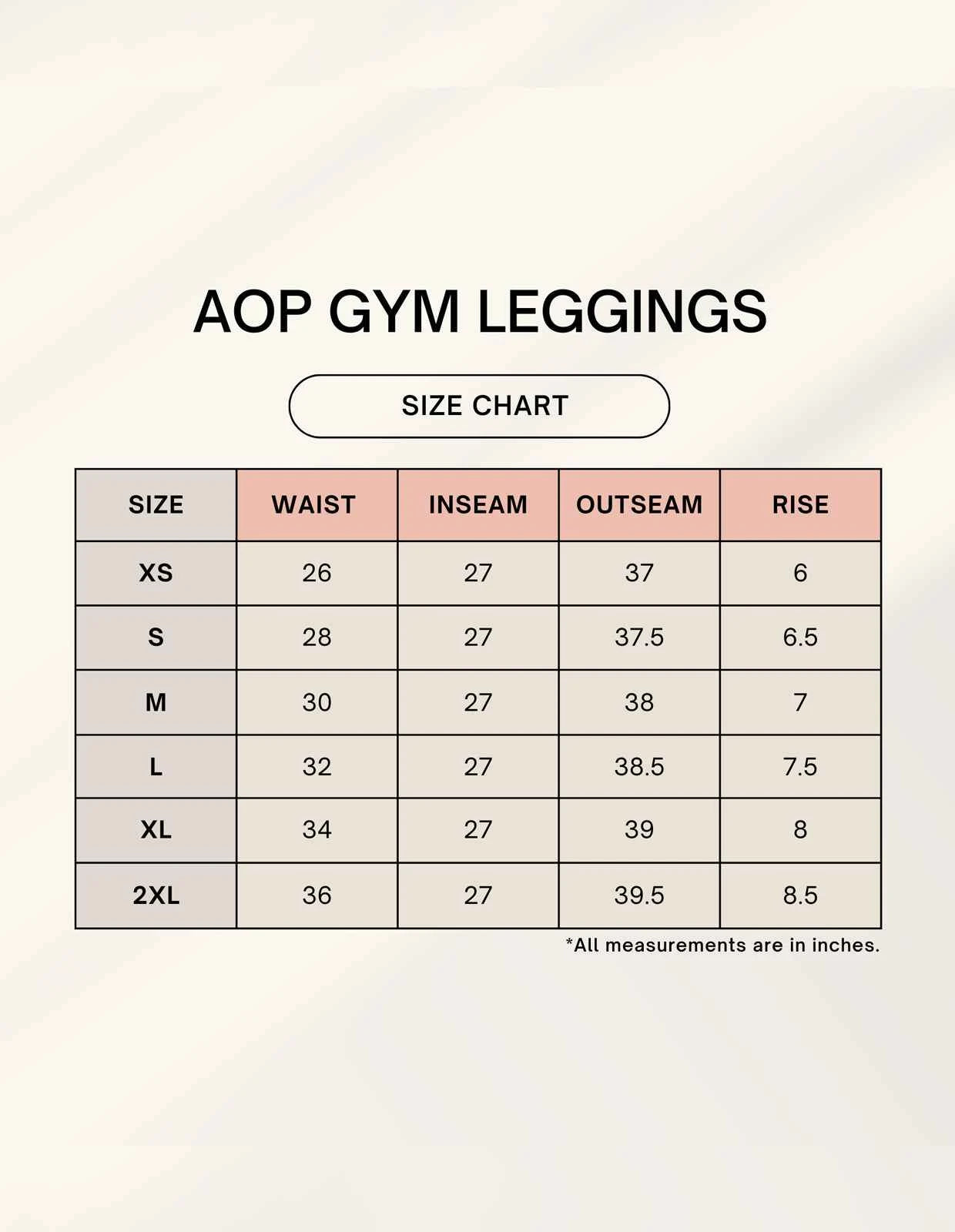 Abstract Lines AOP Gym Leggings