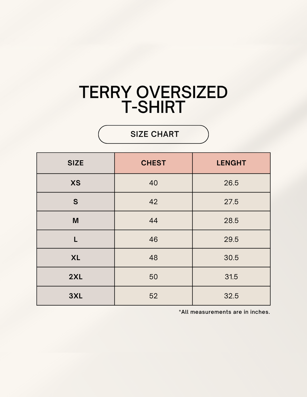 Unisex Terry Oversized Tee | UT27 (Custom Print)