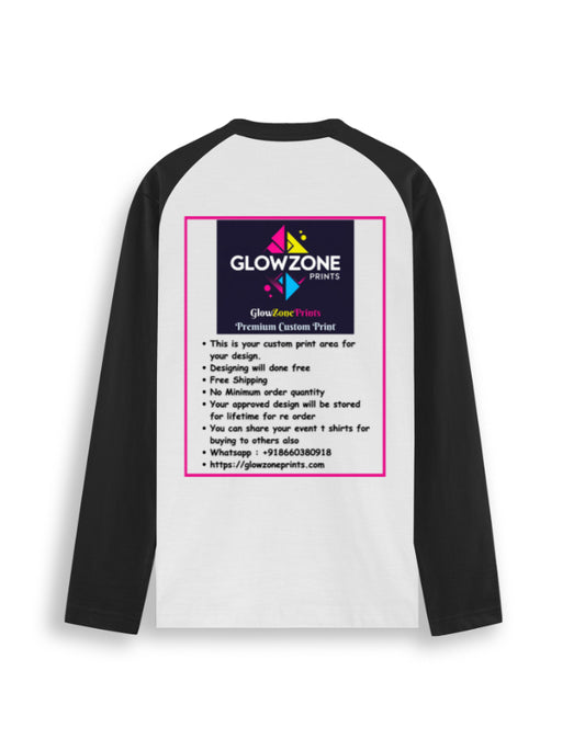 Unisex Raglan T-Shirt | UR37 (Custom Print) GlowZonePrints