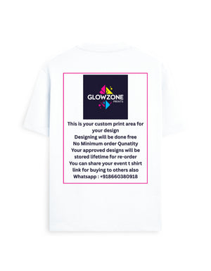 Unisex Standard Crew T-Shirt (Custom Print) GlowZonePrints