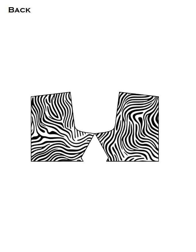 Zebra Lines Unisex AOP Sports Shorts