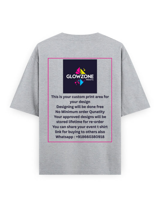 Unisex Oversized Classic T-Shirt (Custom Print)