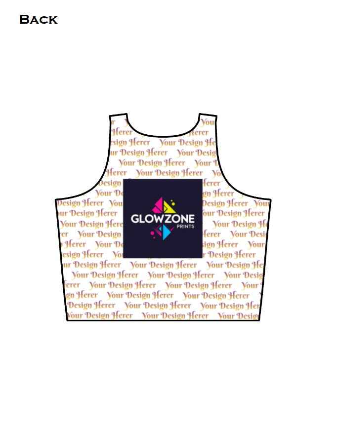 Custom AOP (All Over Print) Crop Tank