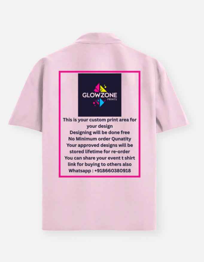 Unisex Oversized Shirt | UC28 (Custom Print) GlowZonePrints