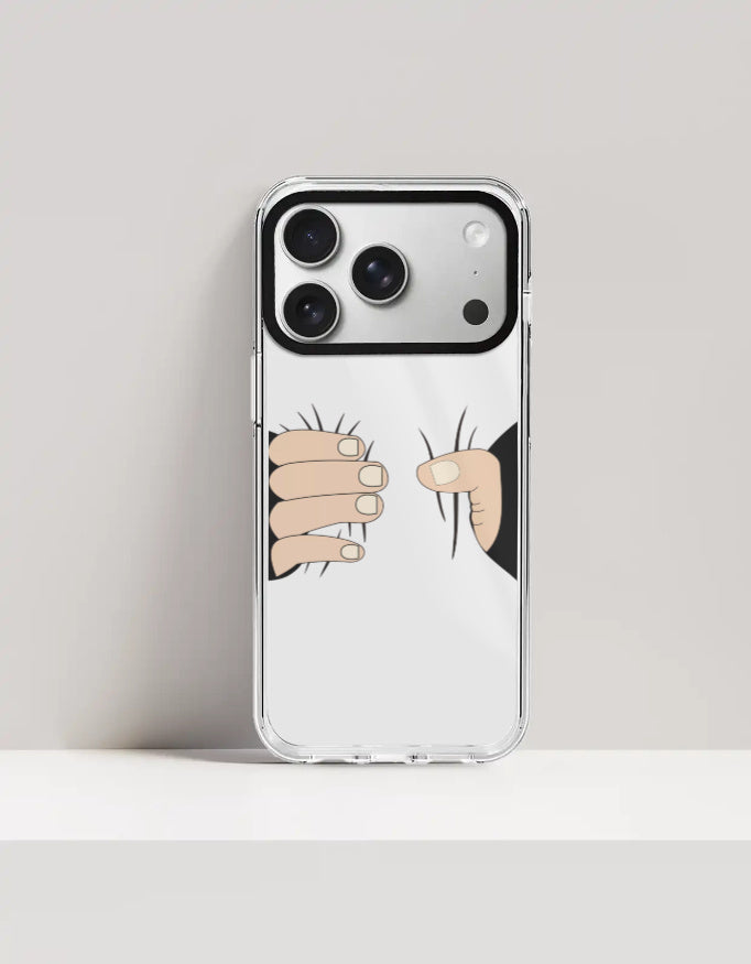 iPhone Hard Clear Case (Custom Print) Custom 17 Pro Max GlowZonePrints