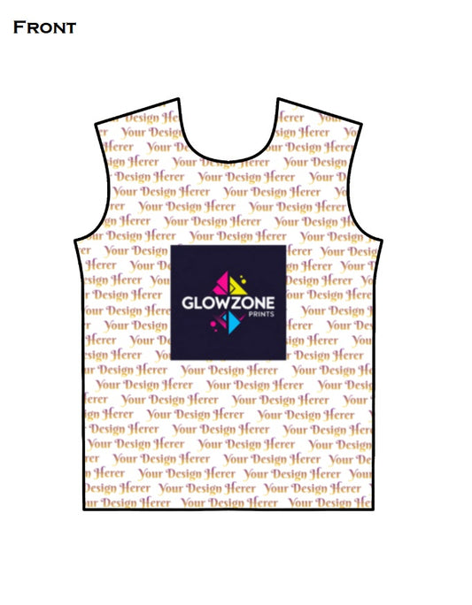 Custom Men's AOP Sleeveless Tee | MA29 GlowZonePrints