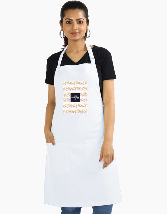 Kitchen Apron (Custom Print) White - Custom Standard GlowZonePrints