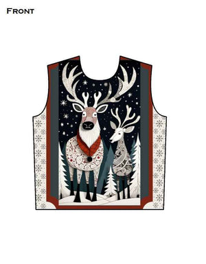 Reindeer Unisex AOP (All Over Print) Sweatshirt