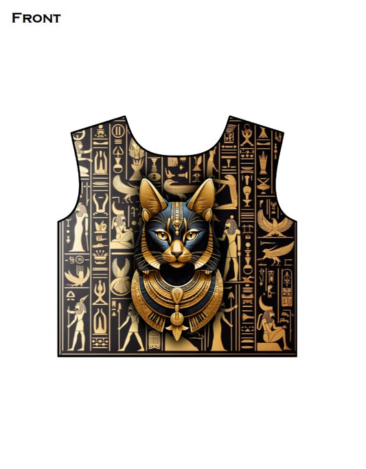 Egyptian Queen AOP (All Over Print) Crop Top GlowZonePrints