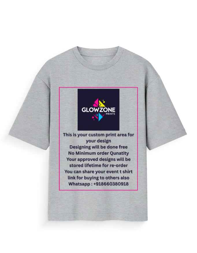 Unisex Oversized Standard T-Shirt (Custom Print)