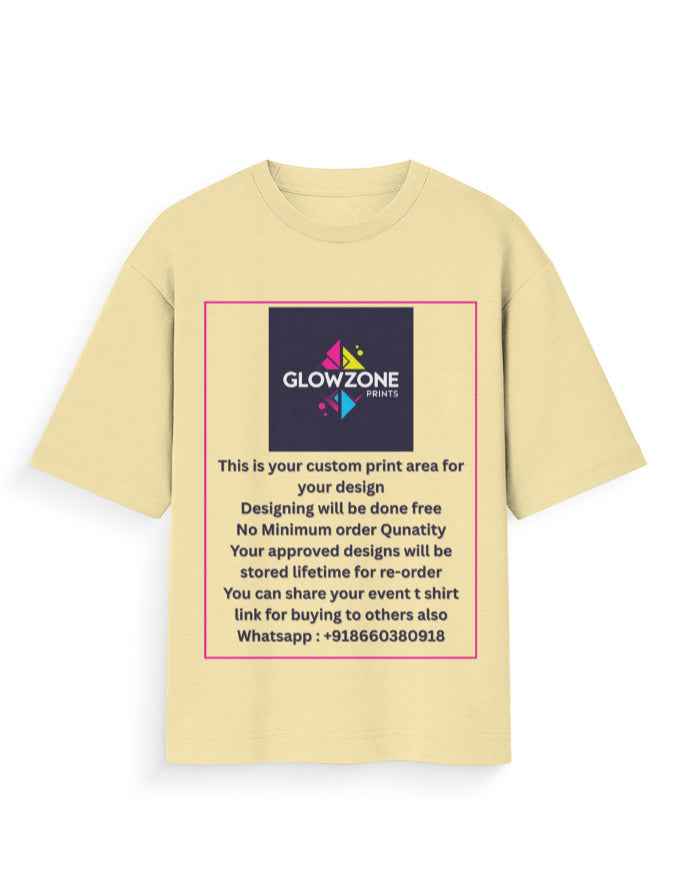 Unisex Oversized Standard T-Shirt (Custom Print)