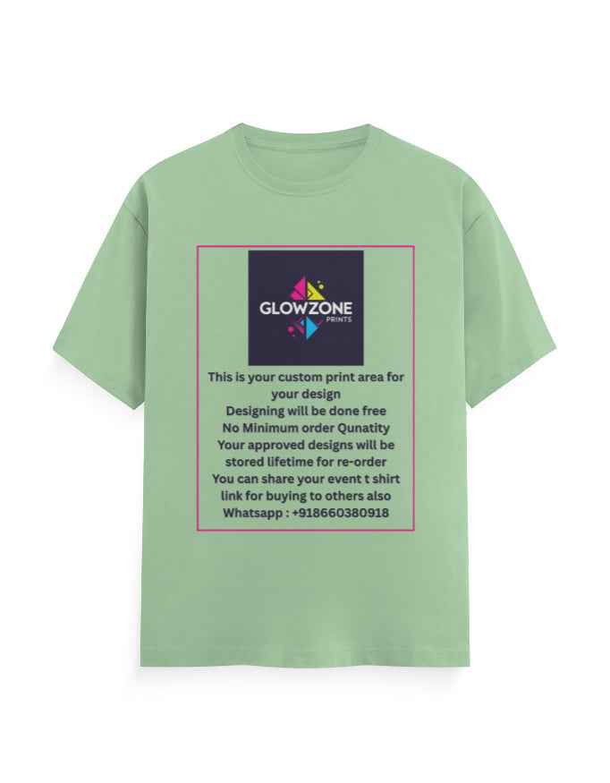 Unisex Classic Crew T-Shirt (Custom Print) Jade GlowZonePrints