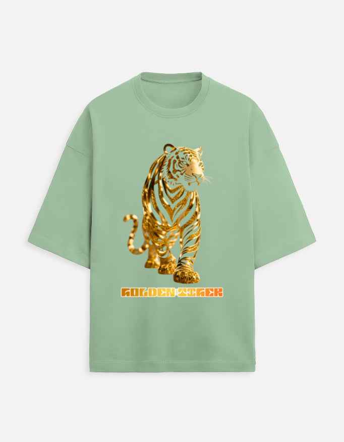 Metallic Golden Tiger T-Shirt