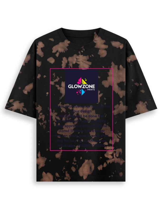 Unisex Tie Dye Oversized T-Shirt (Custom Print)