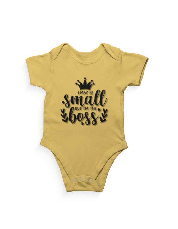 Kids Rompers | KR23 (Custom Print) (I am the boss)