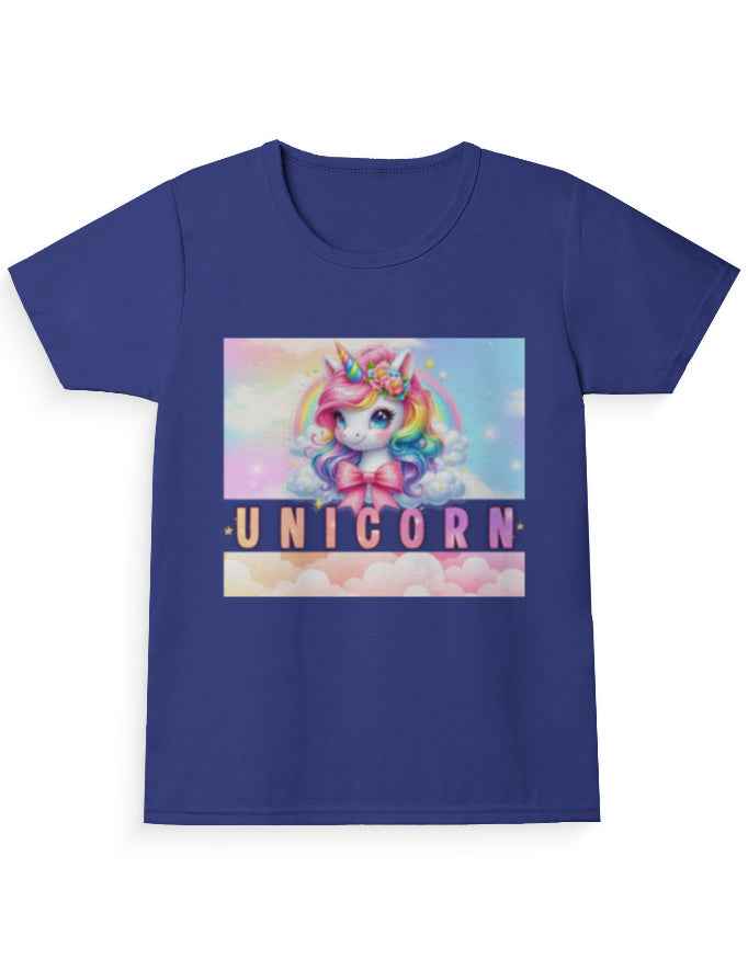 Unicorn Girl’s Crew Neck T-Shirt