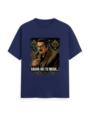 Unisex Crew T-Shirt – Dhurandhar (G) Royal Blue GlowZonePrints