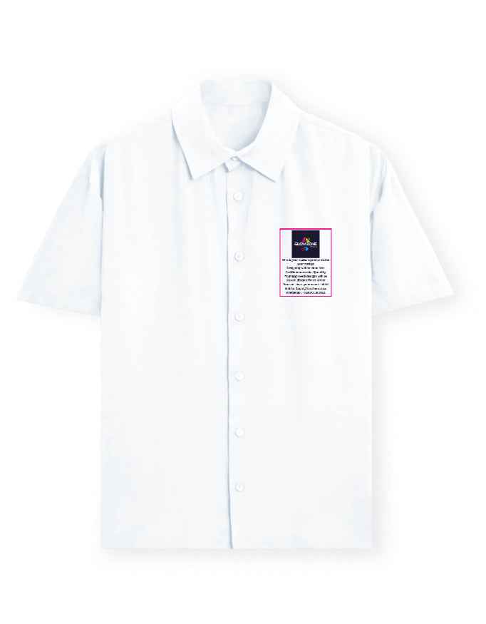 Unisex Oversized Shirt | UC28 (Custom Print) White GlowZonePrints