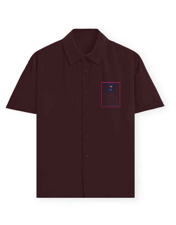 Unisex Oversized Shirt | UC28 (Custom Print) Maroon GlowZonePrints