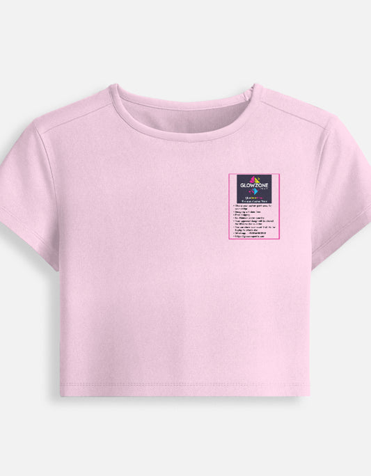 Female Premium Baby Tee | FT47 (Custom Print) GlowZonePrints