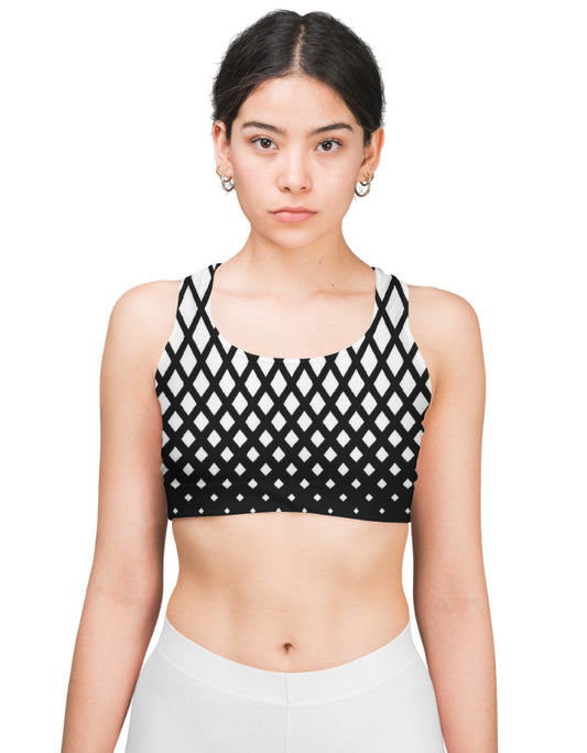 Combo Offer: Abstract Lines AOP Gym Leggings + Sports Bra GlowZonePrints