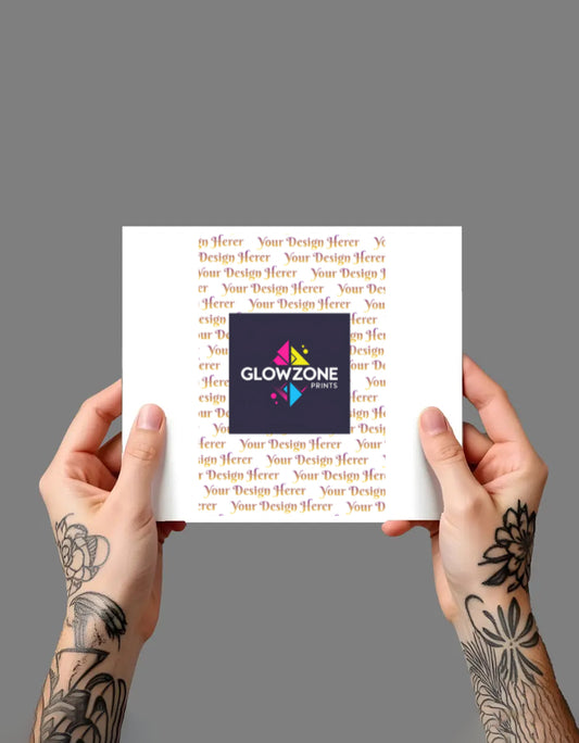 Temporary Tattoo (Custom) Custom 5x7.5 In GlowZonePrints