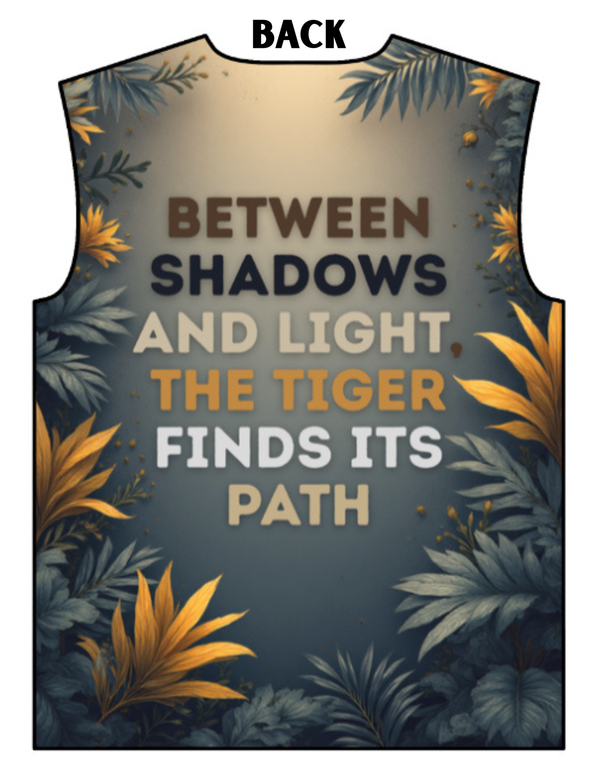Tiger in Jungle Unisex AOP Oversized Tee GlowZonePrints