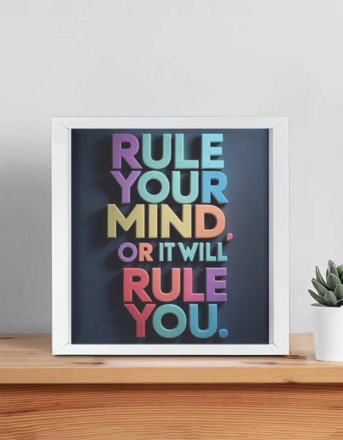 Framed Poster (Custom Print) Custom 14x14in GlowZonePrints