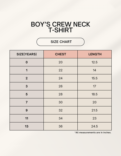 Boy's Crew Neck T-Shirt | UC21 (Custom Print)-1 GlowZonePrints
