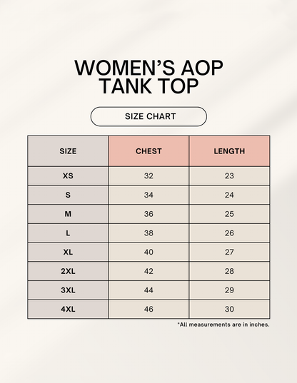 Reindeer Women's AOP Tank Top GlowZonePrints