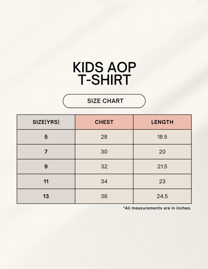 Custom Kids AOP T-Shirt GlowZonePrints
