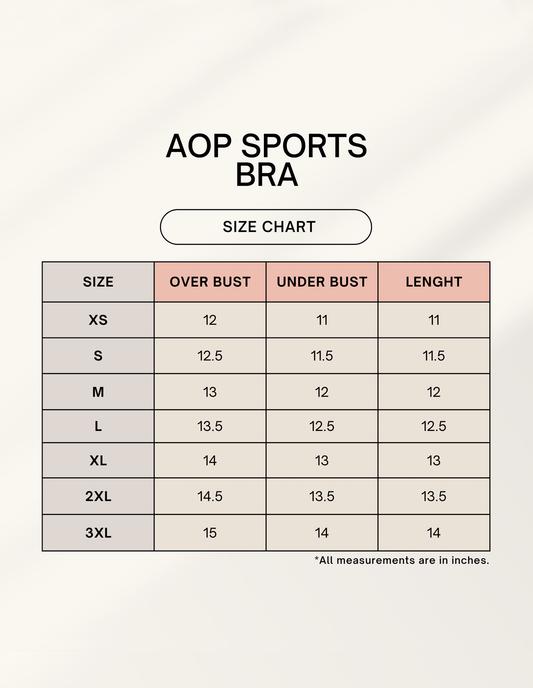 Abstract Lines Aop Sports Bra GlowZonePrints