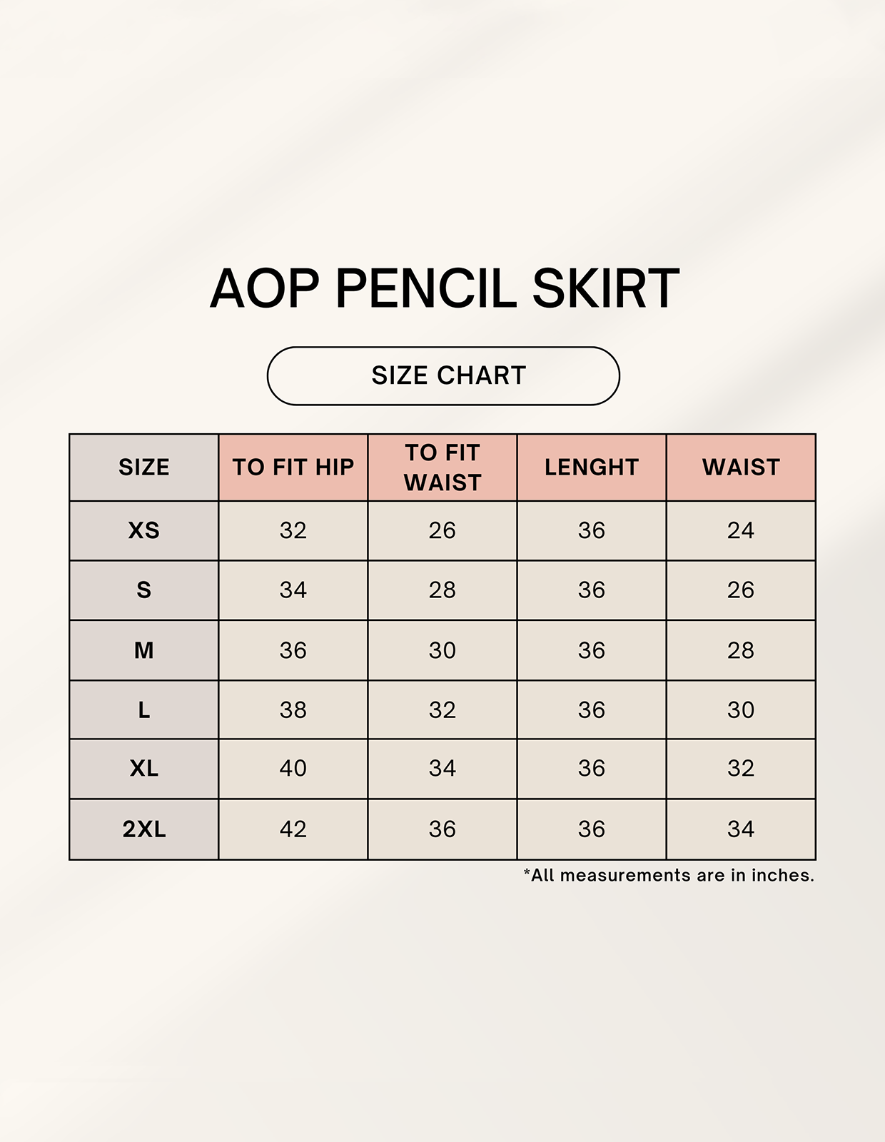 Custom Aop Pencil Skirt GlowZonePrints