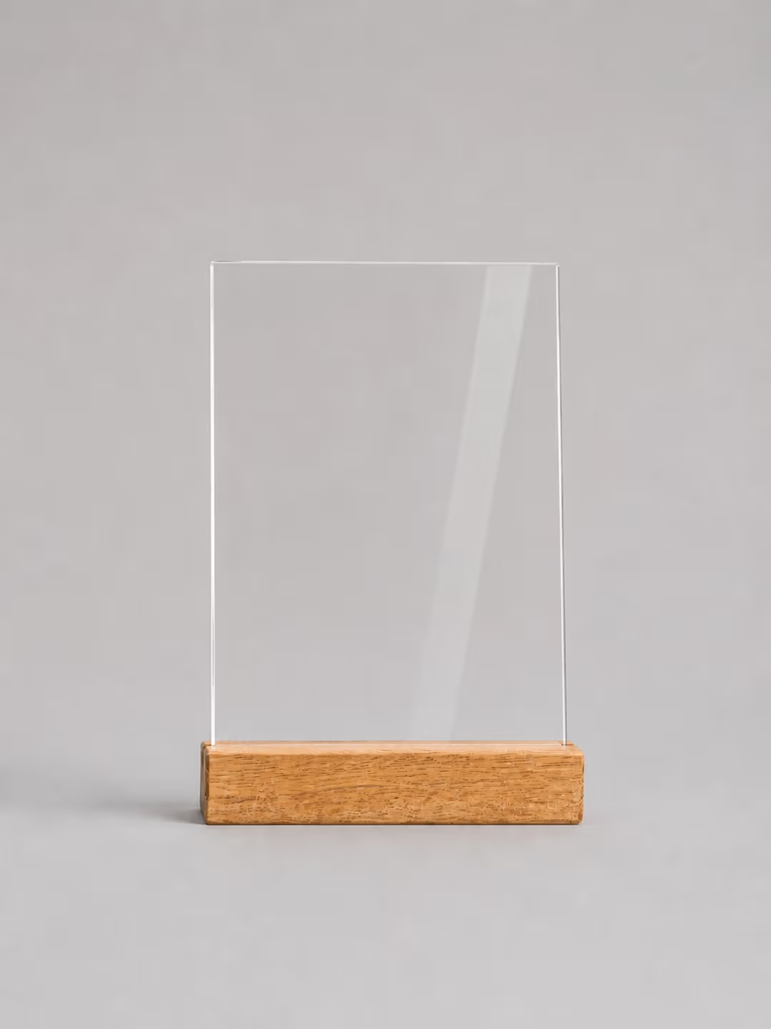 Acrylic Photo Frame with Wooden Stand – Personalized UV Print