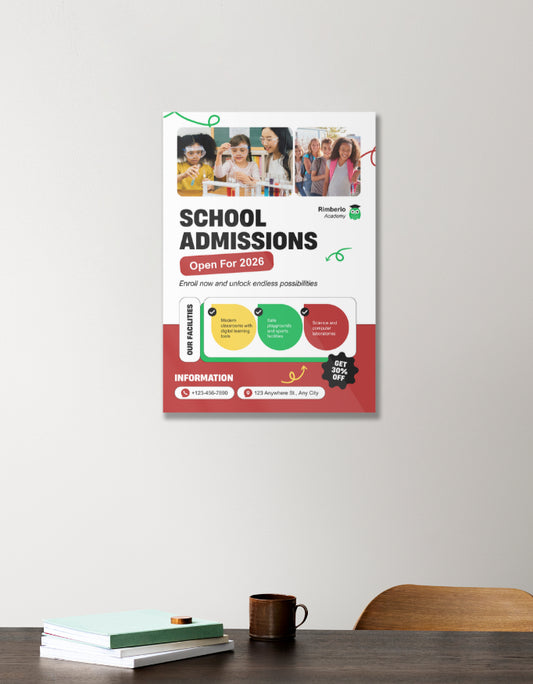 Acrylic Poster (Custom Print) GlowZonePrints