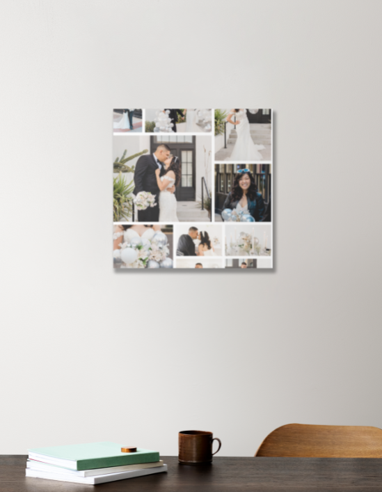 Acrylic Poster (Custom Print) Custom 12x12 Inch GlowZonePrints