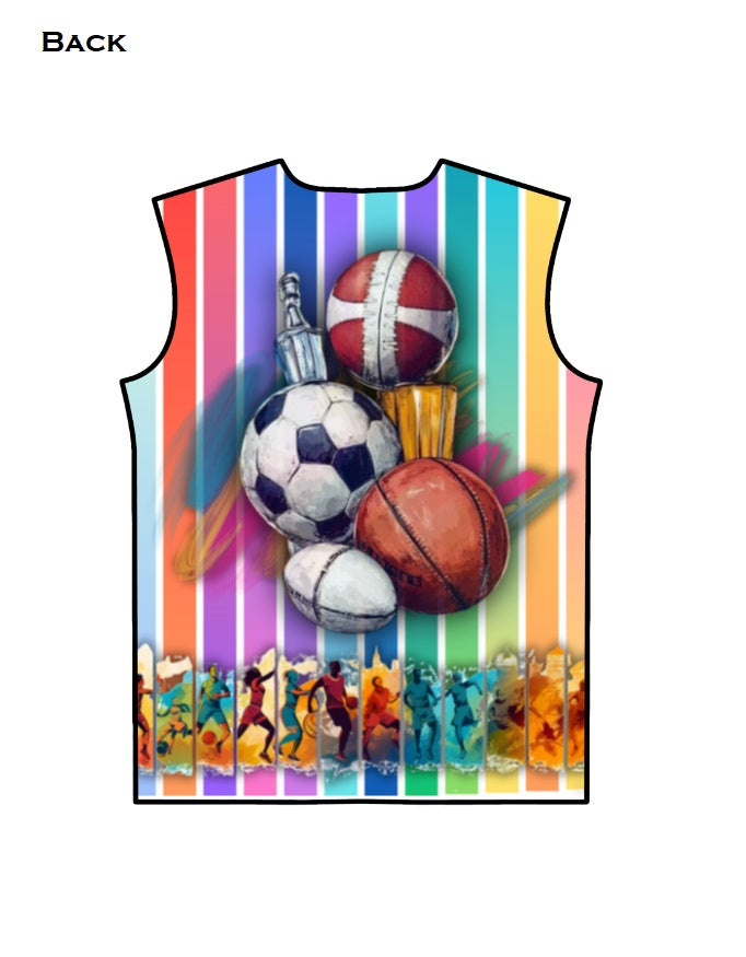 Kids AOP Sports T-Shirt GlowZonePrints