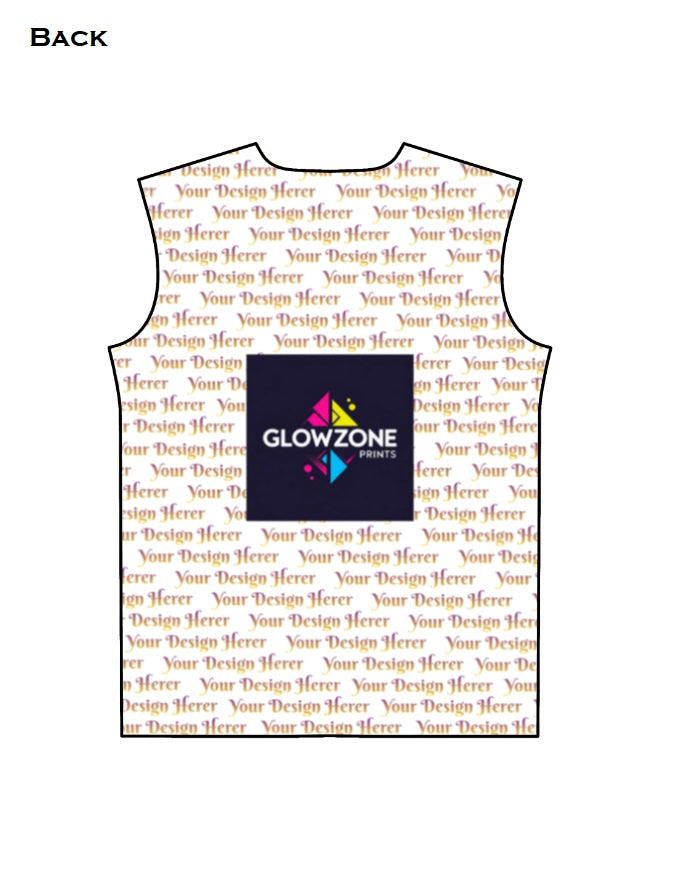 Custom Men's AOP Sleeveless Tee | MA29 GlowZonePrints