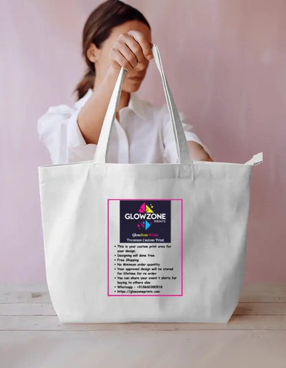 Everyday Large Tote Bag (Custom Print) GlowZonePrints