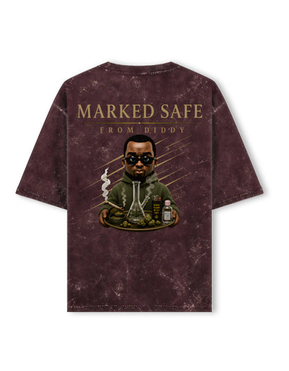 Acid Washed Oversized Tee - DD Enterprises Generic