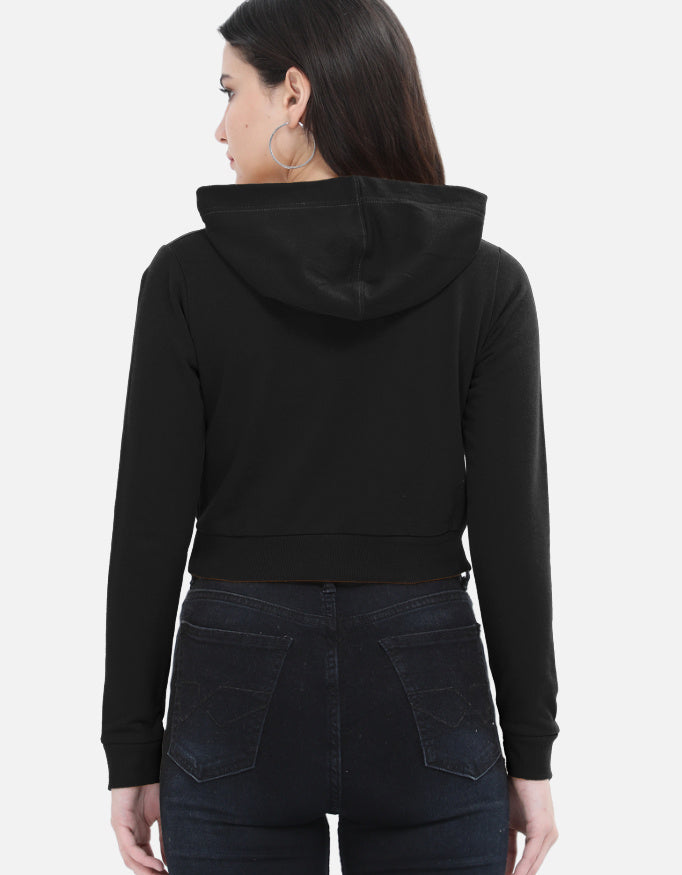 Female Cropped Hoodie | FC32 (Custom Print) GlowZonePrints