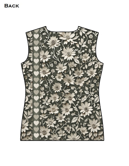 Flowers Women's AOP Classic T-Shirt GlowZonePrints