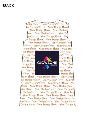 Custom AOP T-Shirt Dress GlowZonePrints