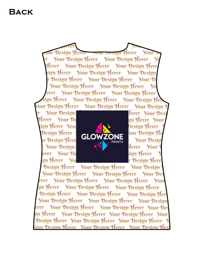 Custom Women’s AOP (All Over Print) Classic T-Shirt GlowZonePrints