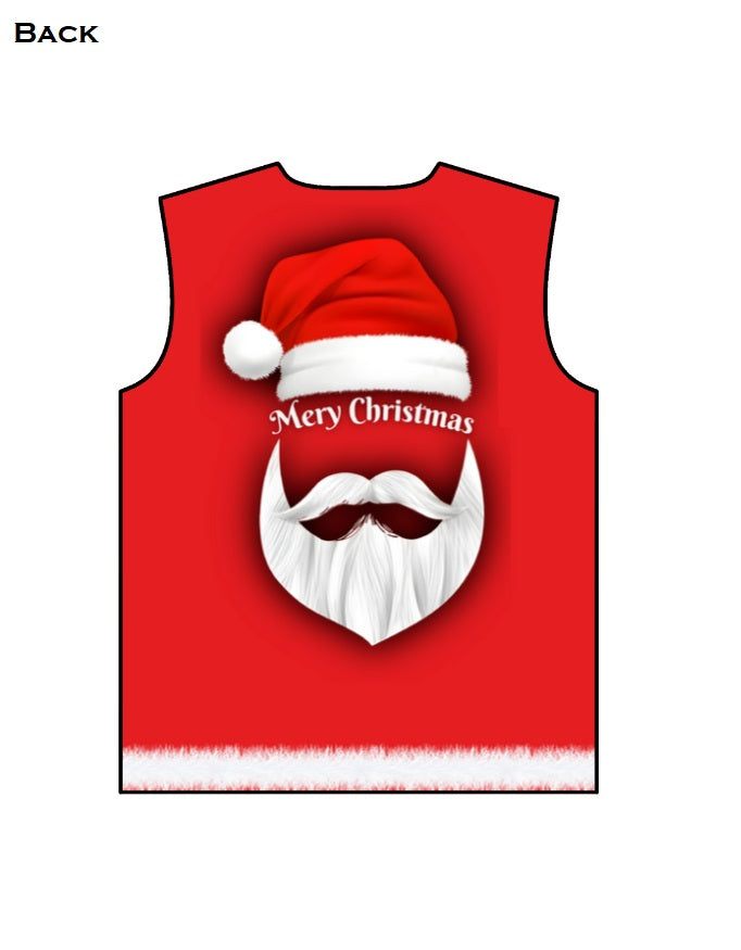 Red Christmas Men's AOP Full Sleeve Tee GlowZonePrints