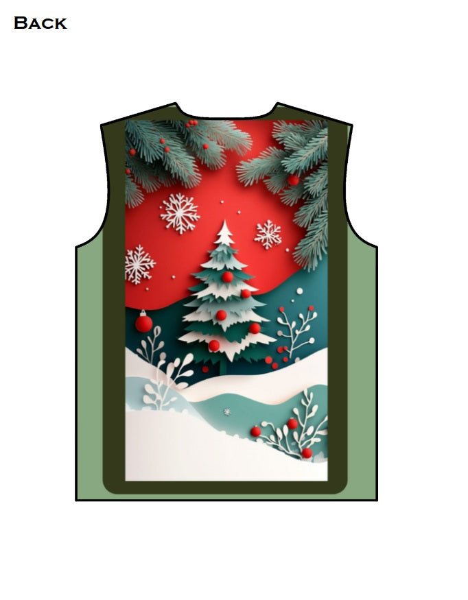 Christmas and New Year 2026 Men's AOP Full Sleeve Tee GlowZonePrints